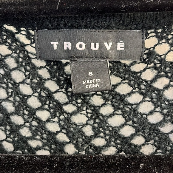 Trouvé Crochet oversized cardigan. Size S - Picture 2 of 3